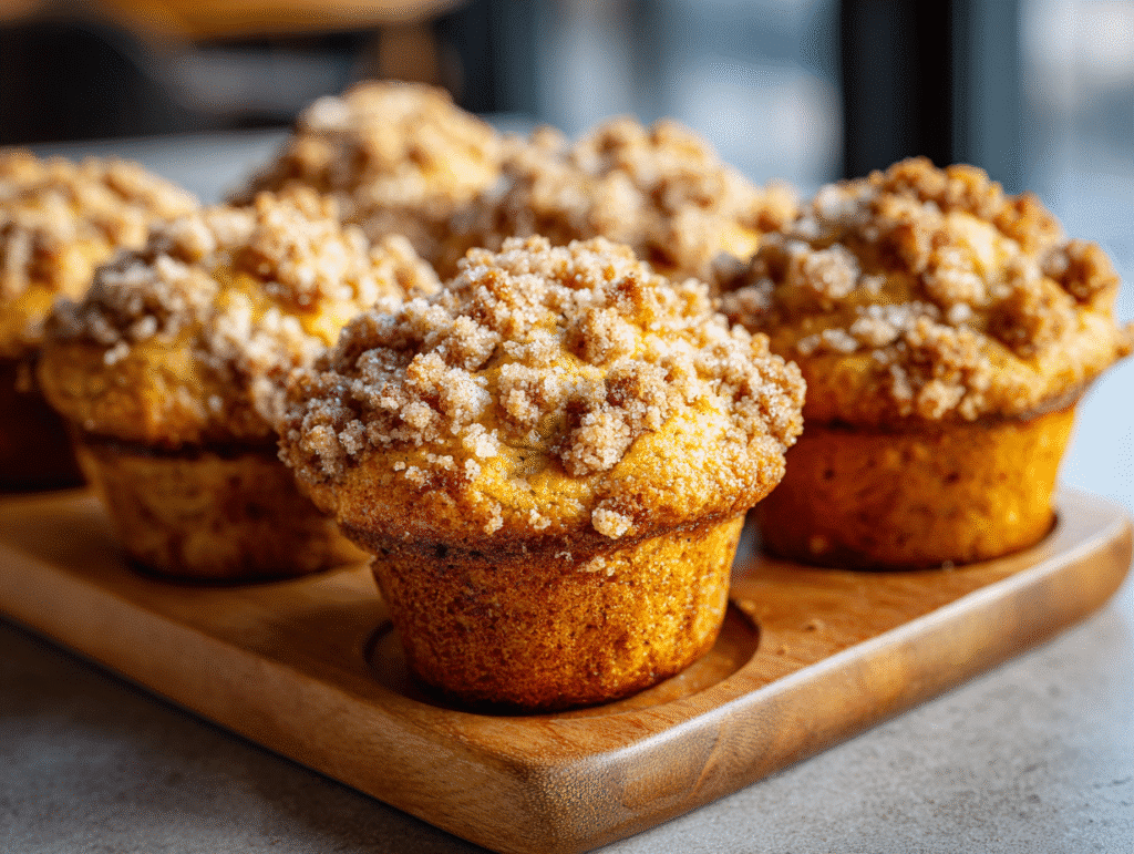 Apple-Pumpkin Streusel Muffins