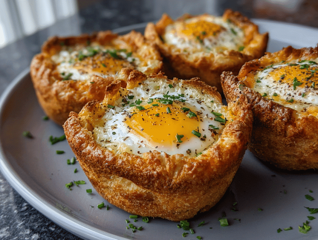 Egg & Cheese Toast Cups
