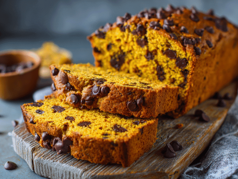 Pumpkin Chocolate Chip Bread