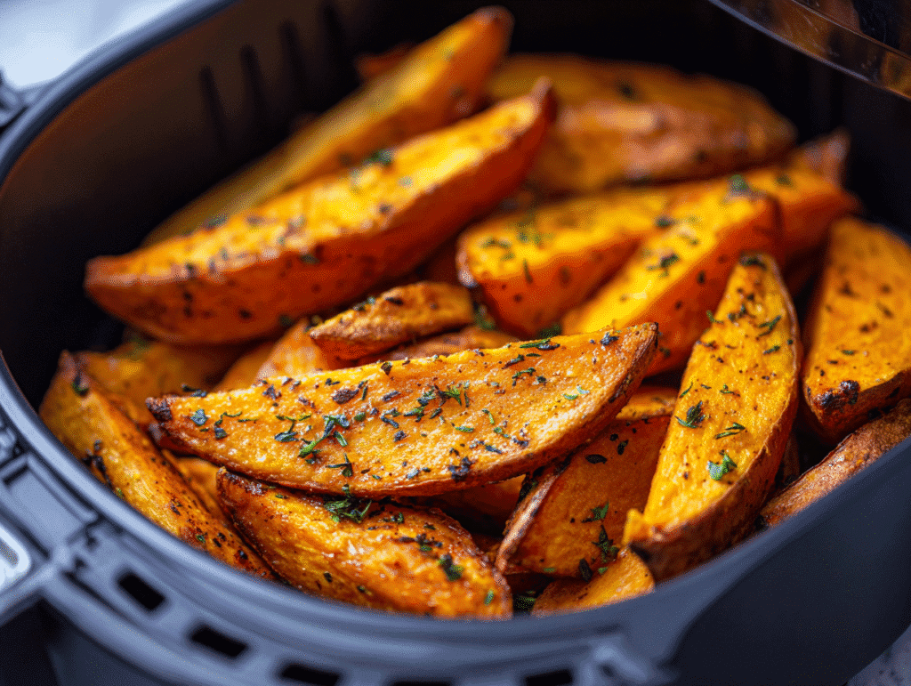 Crispy Air Fryer Sweet Potato Wedges