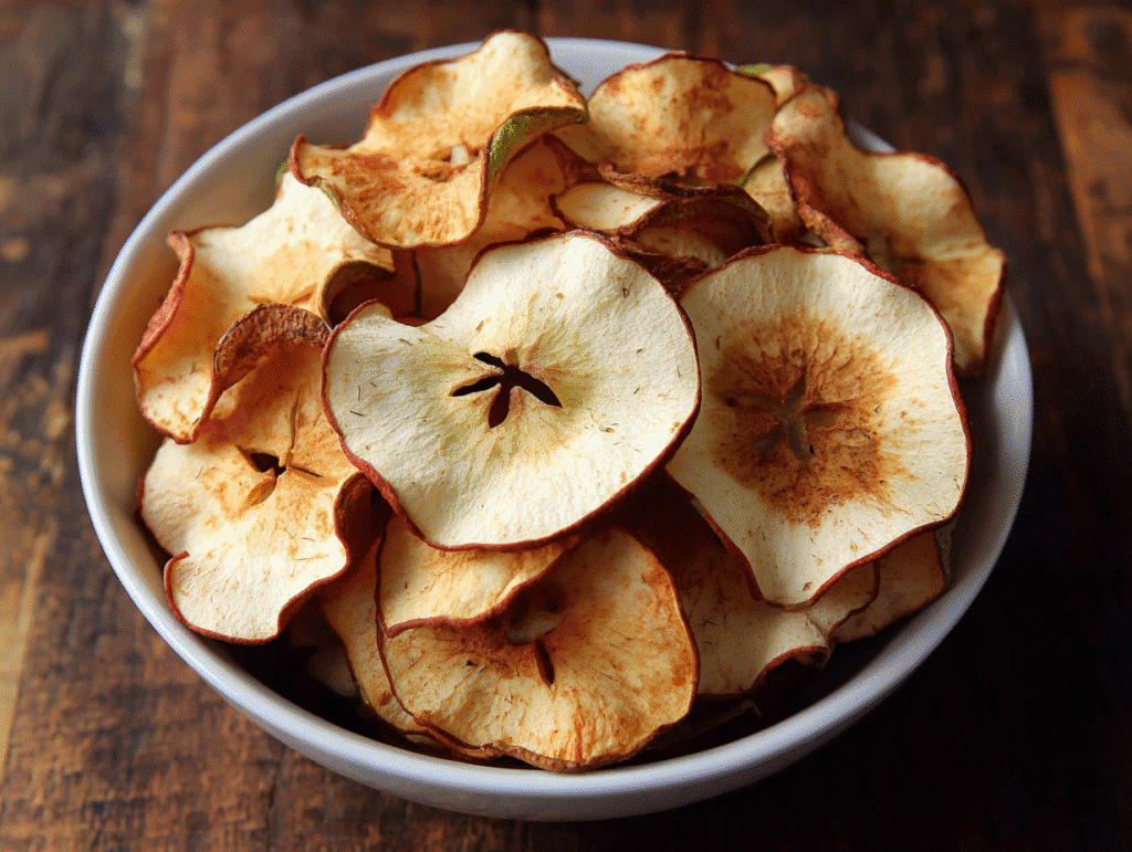 Healthy Air Fryer Apple Chips