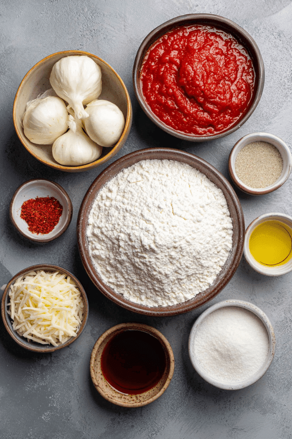 Ingredients You’ll Need to make Deep Dish Tortilla Pizza in the Air Fryer