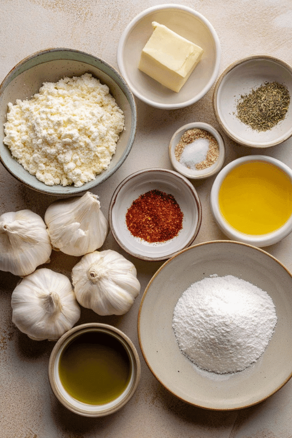 Ingredients You’ll Need to make Garlic Parmesan Wing Sauce in Air Fryer