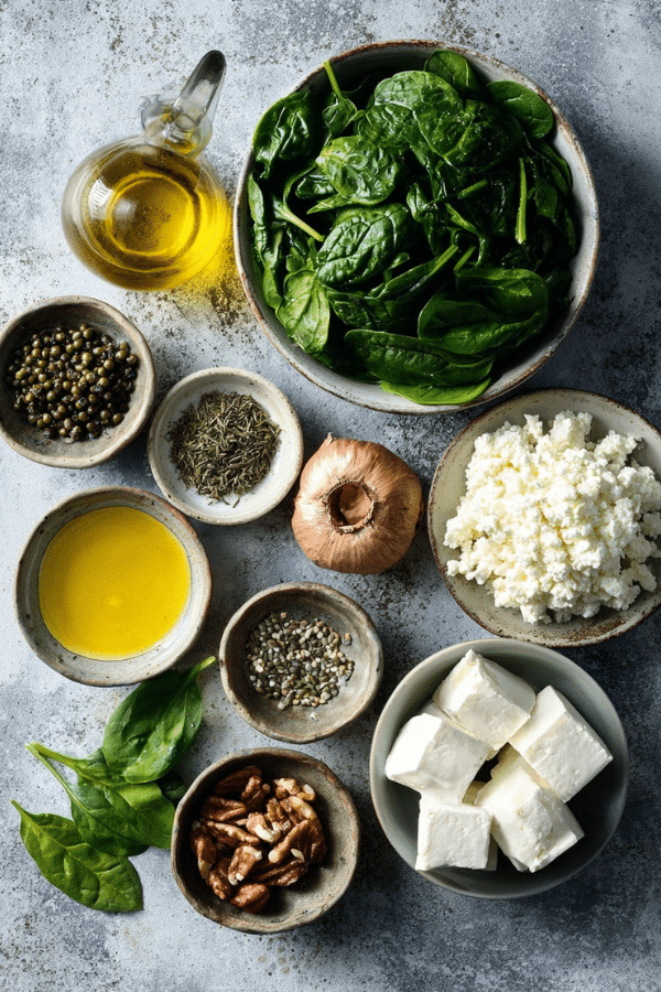The Ingredients Behind Perfect Spinach and Feta Crisps