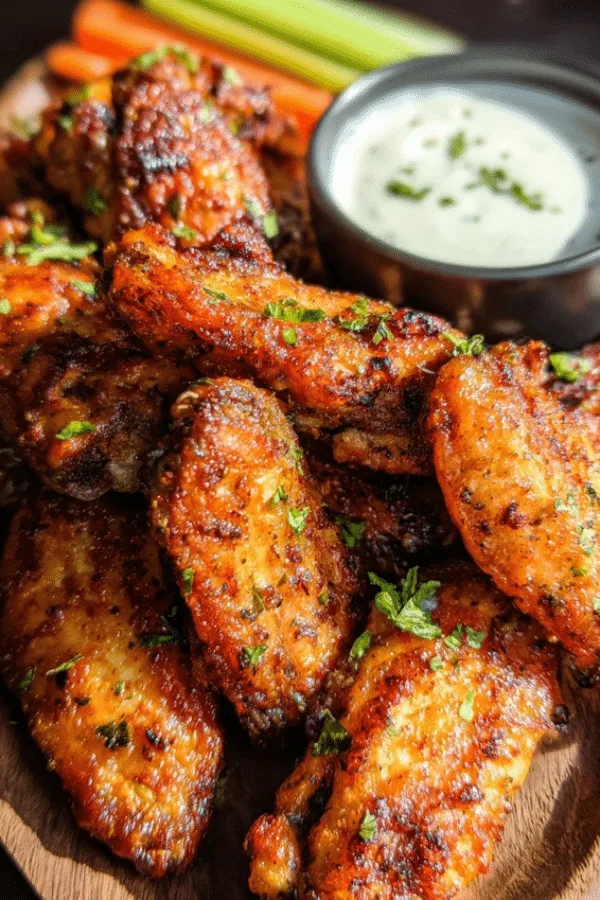 Air Fryer Chicken Wings are the best and crispiest wings ever