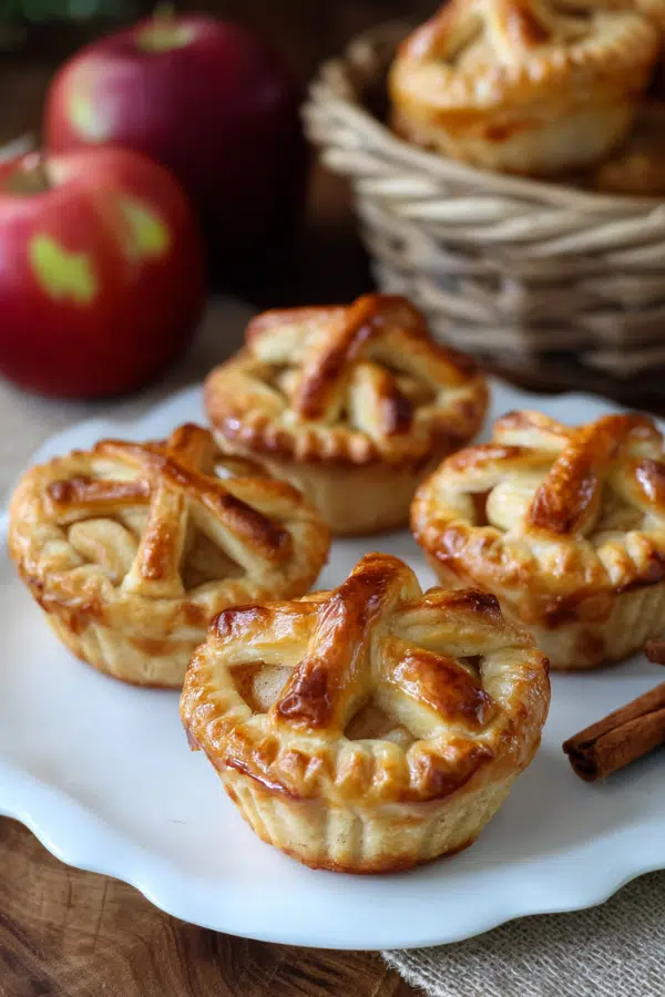 Mini Apple Pies in Air Fryer golden crust dessert