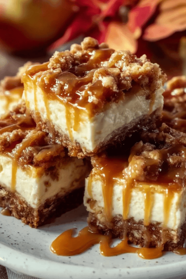 caramel-apple-cheesecake-bars-recipe-in-air-fryer