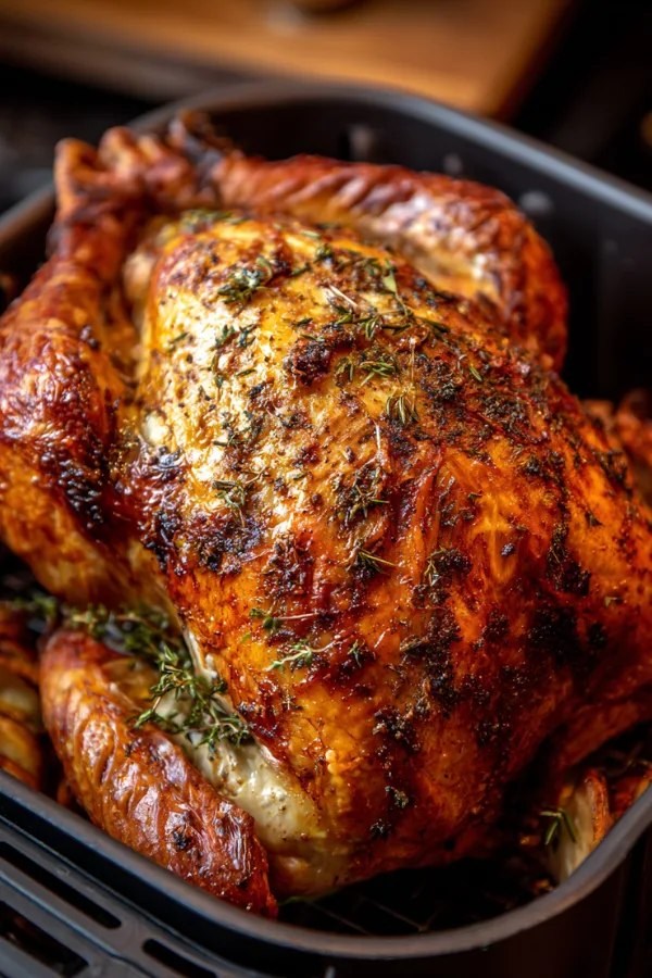 Gordon Ramsay’s Perfect Roast Turkey in air fryer with citrus and herbs
