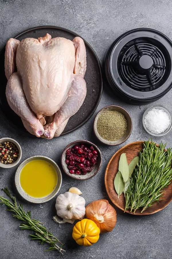 Thanksgiving turkey air fryer ingredients