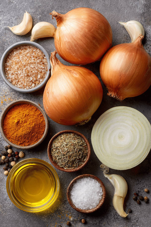 Ingredients You Need for Air Fryer Onion Boil