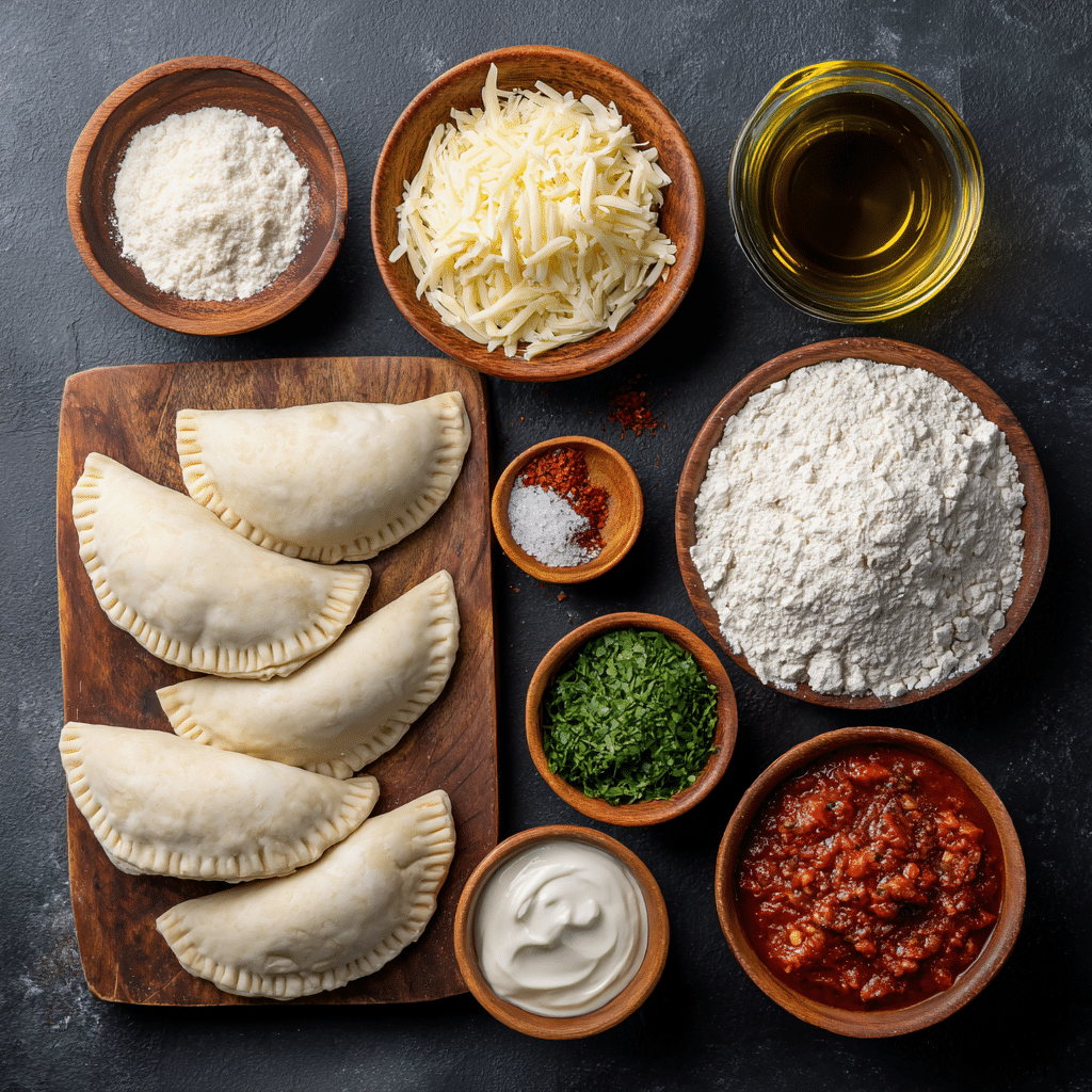 Ingredients for Air Fryer Calzones