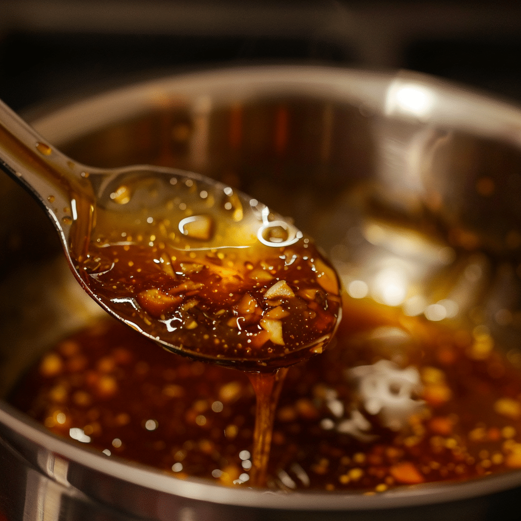 Make the Honey Garlic Sauce