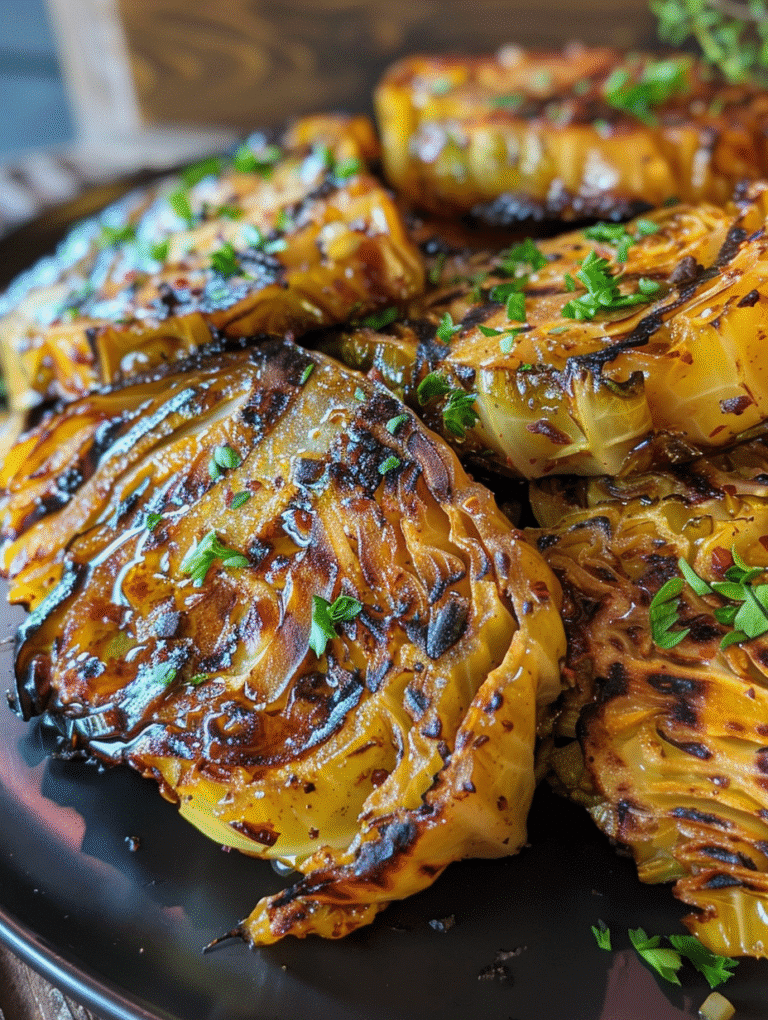 Crispy Air Fryer Cabbage Steaks Easy Healthy Vegetarian Dinner
