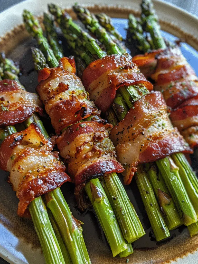Air Fryer Turkey Bacon Wrapped Asparagus