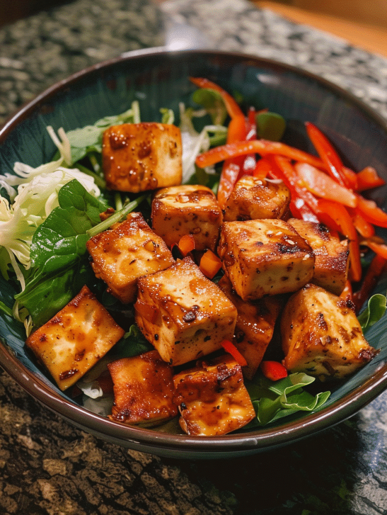 Air Fryer Bang Bang Tofu That Actually Gets Crispy