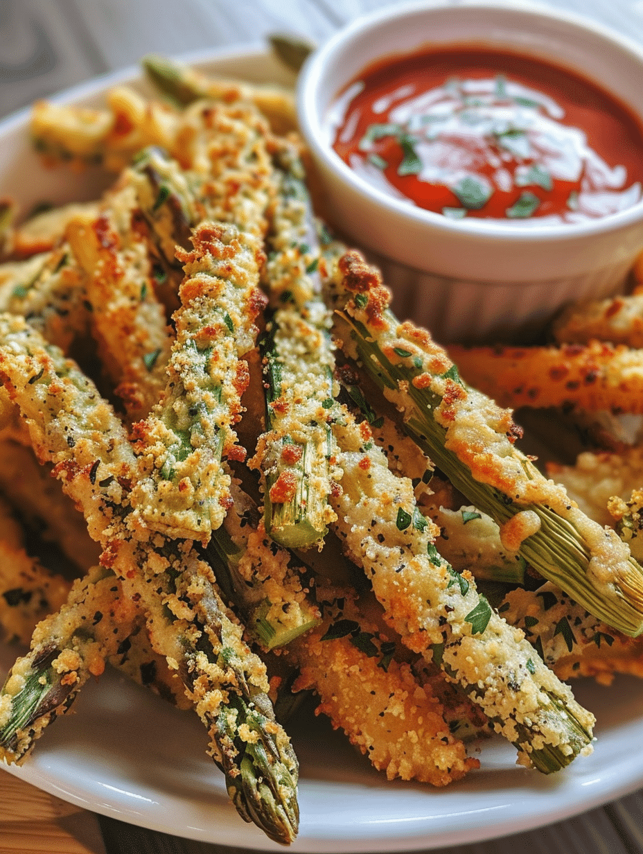 Crispy Parmesan Asparagus Fries: The Ultimate Air Fryer Snack!