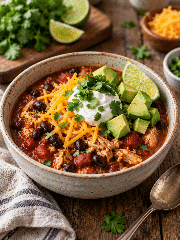 Air Fryer Chicken Chili