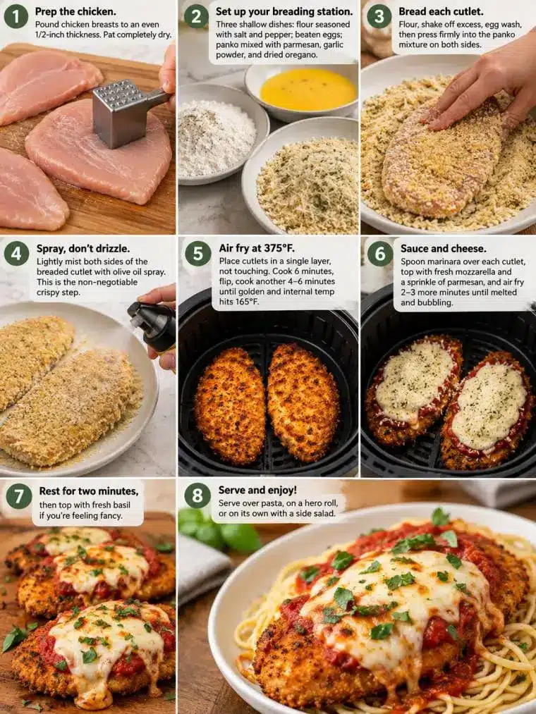 Prep the chicken.